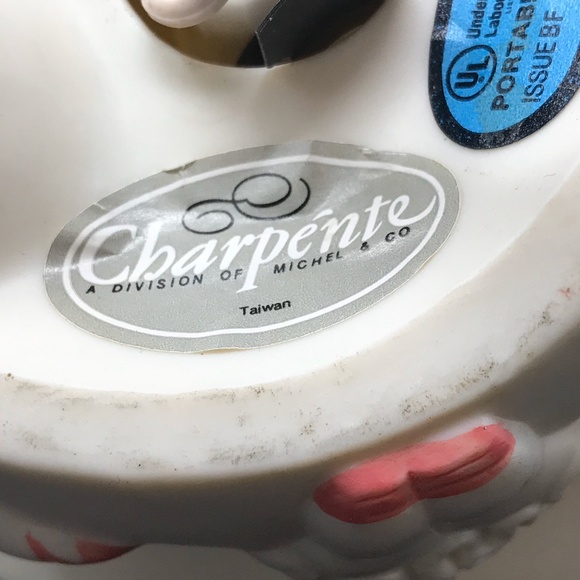 Vintage Charpente Michel & Co Ceramic Chubby Ballerina Night Light Lamp - Picture 8 of 14